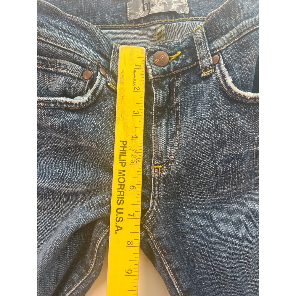 HJ Harlow Womens jeans Bootcut Size 27 Blue Denim W27 L34 - Picture 5 of 16